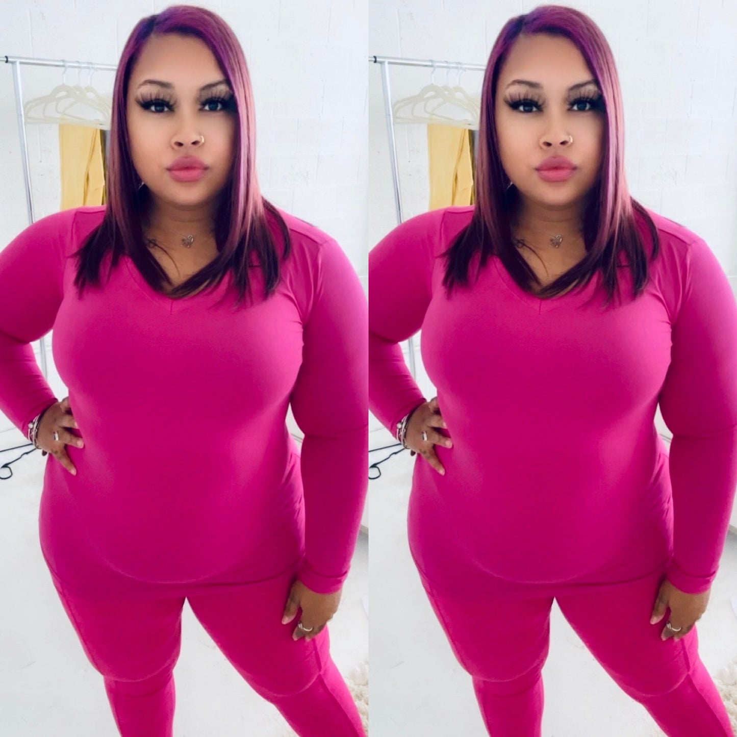 Plus Size KYK Microfiber Longsleeve Top
