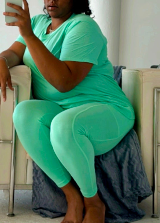 Plus Size | Cotton Pocket Legging Sets
