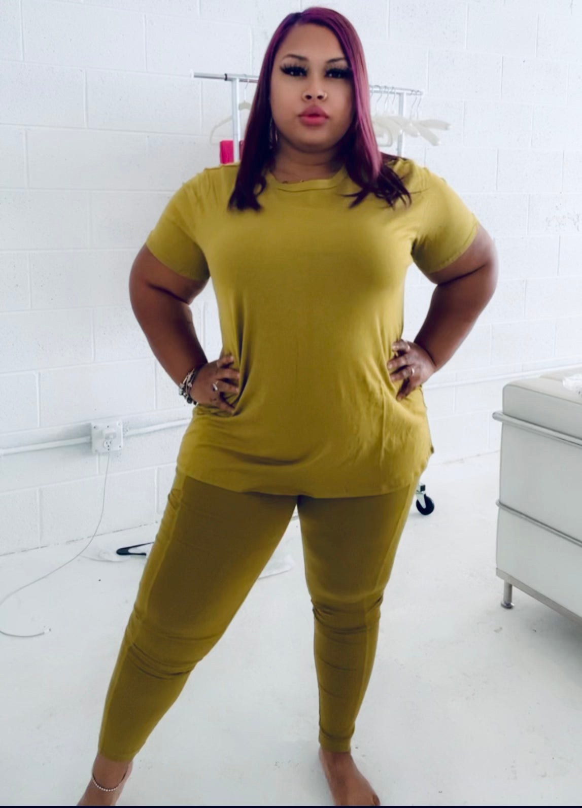 Cotton Pocket Legging Sets