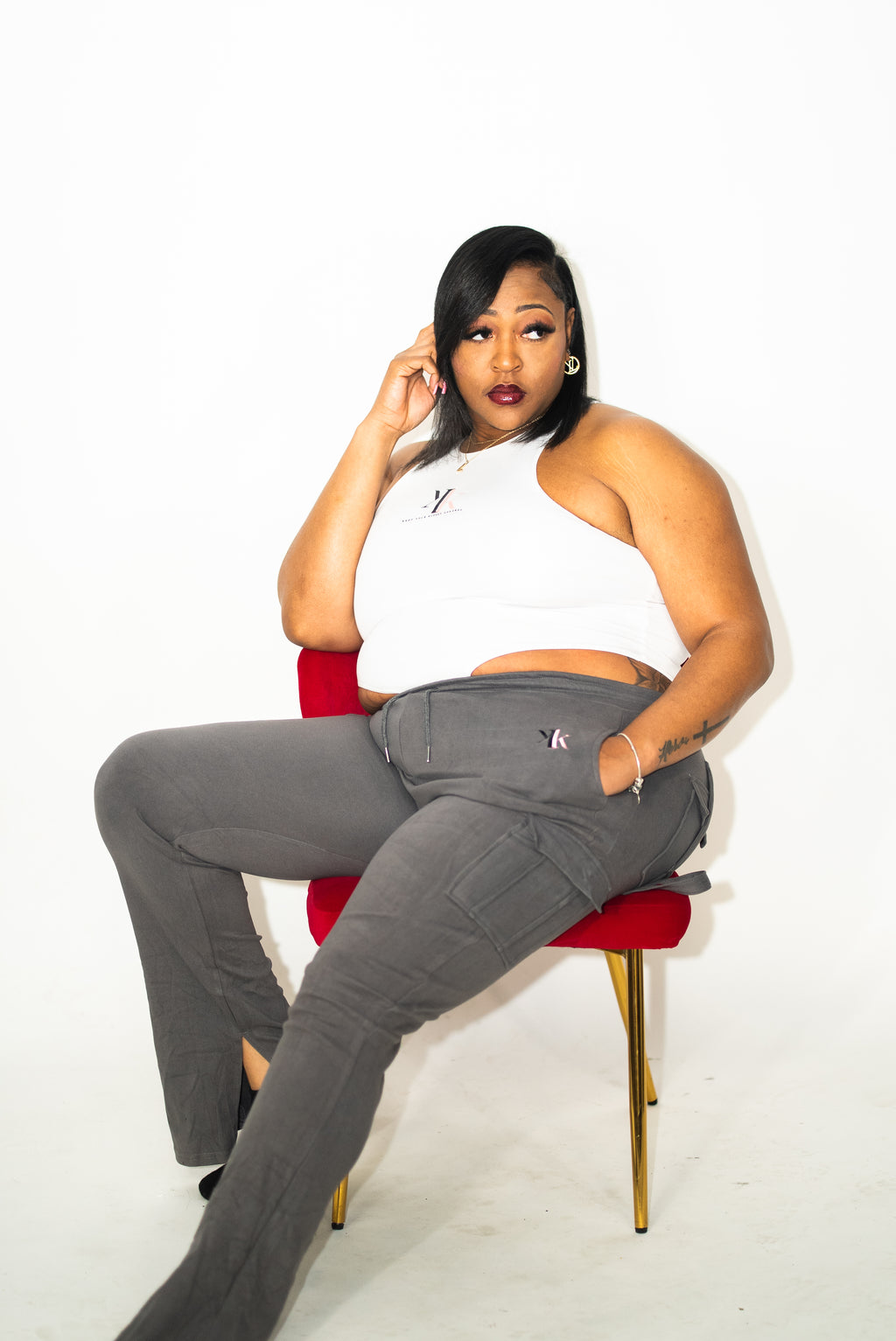 Kozy Kargo Split-Hem Joggers