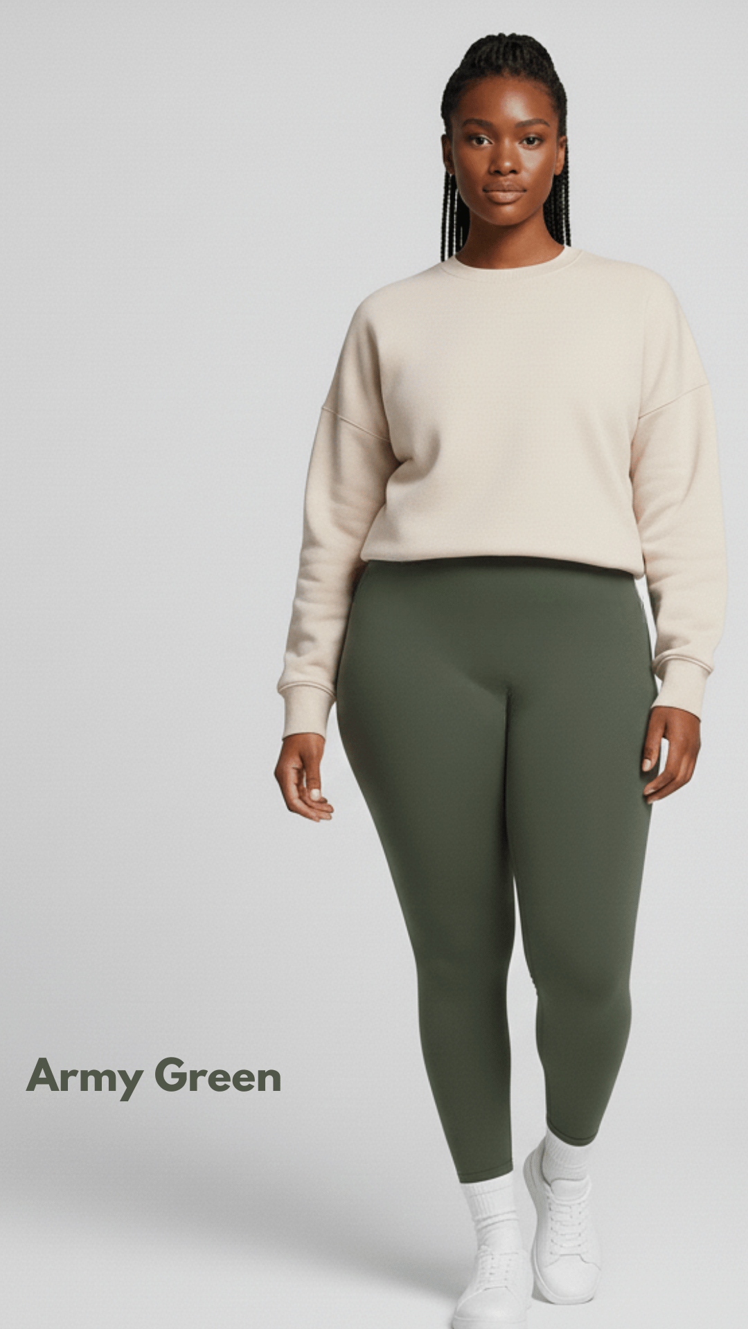 Plus Size Microfiber Leggings
