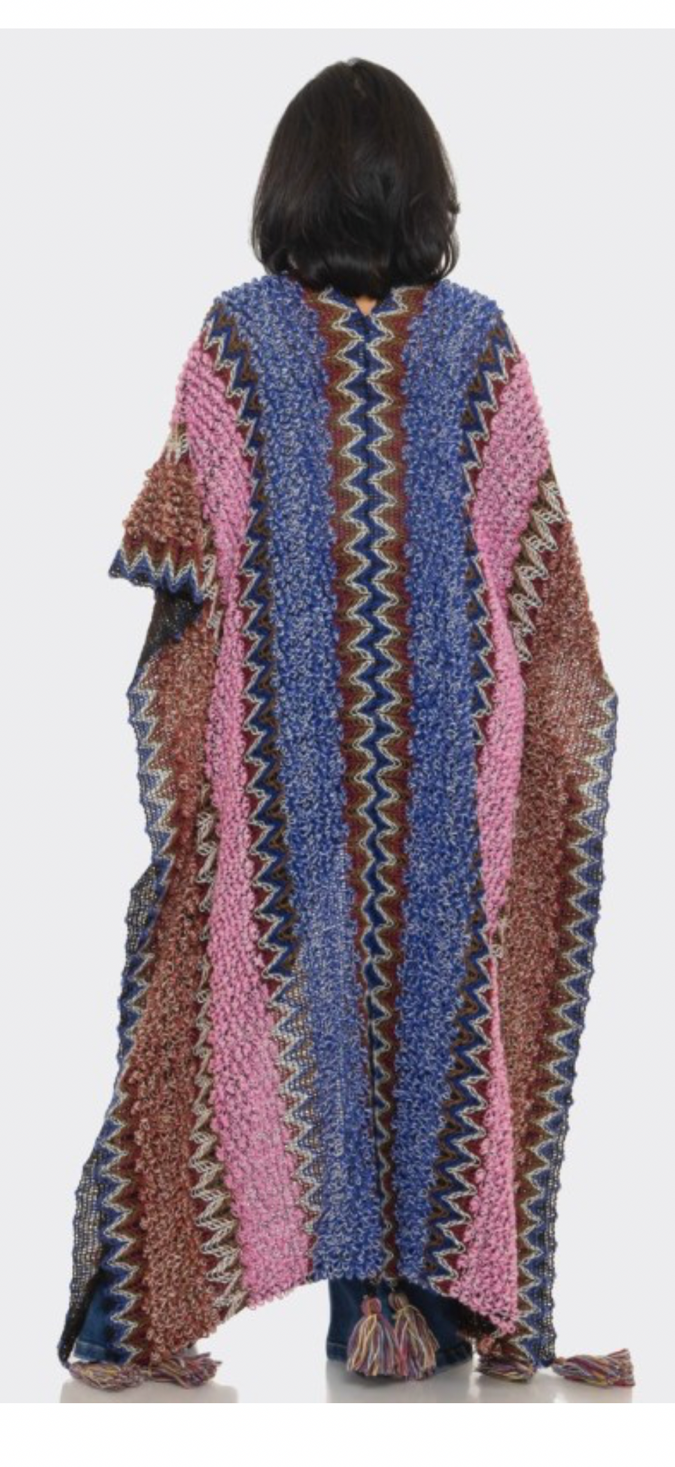 Ease Kimono - Blue/Pink