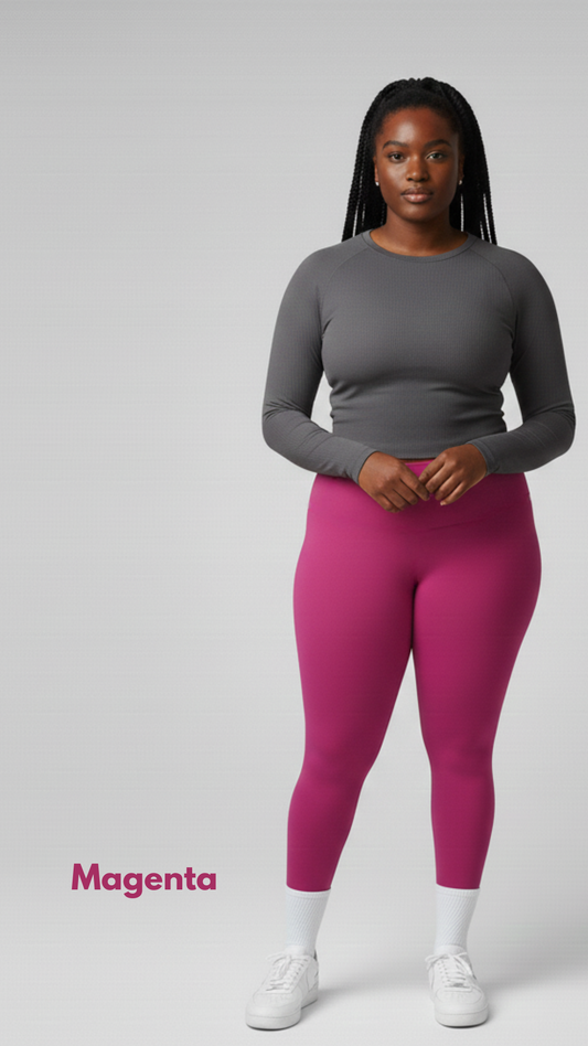 Plus Size Microfiber Leggings