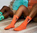 KYK Apparel Socks - Peach Orange