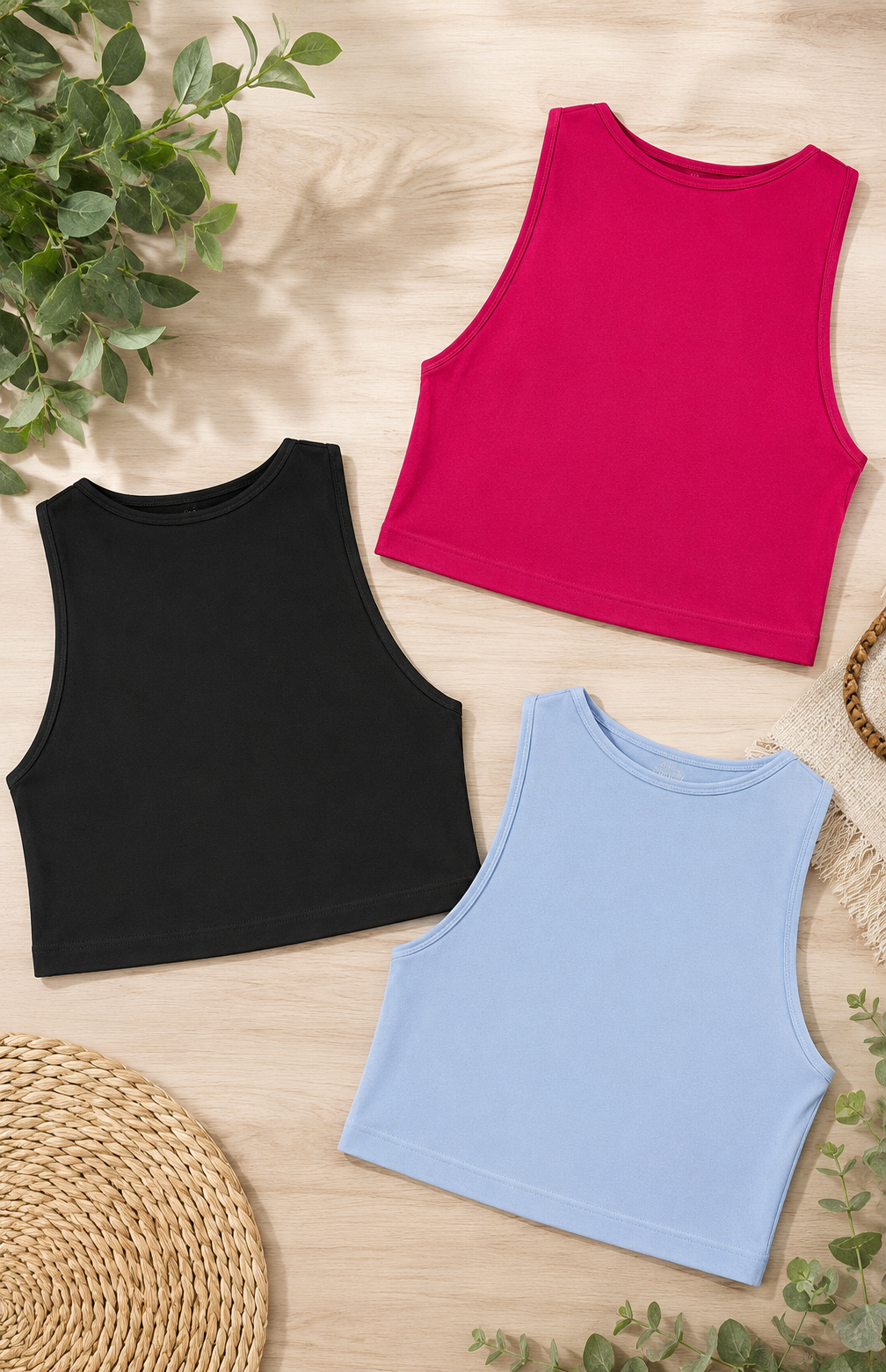 Racer Cropped Tank