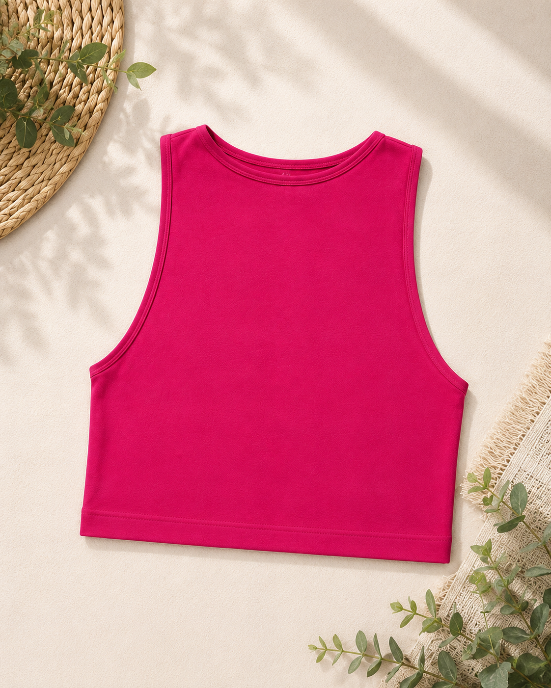 Racer Cropped Tank