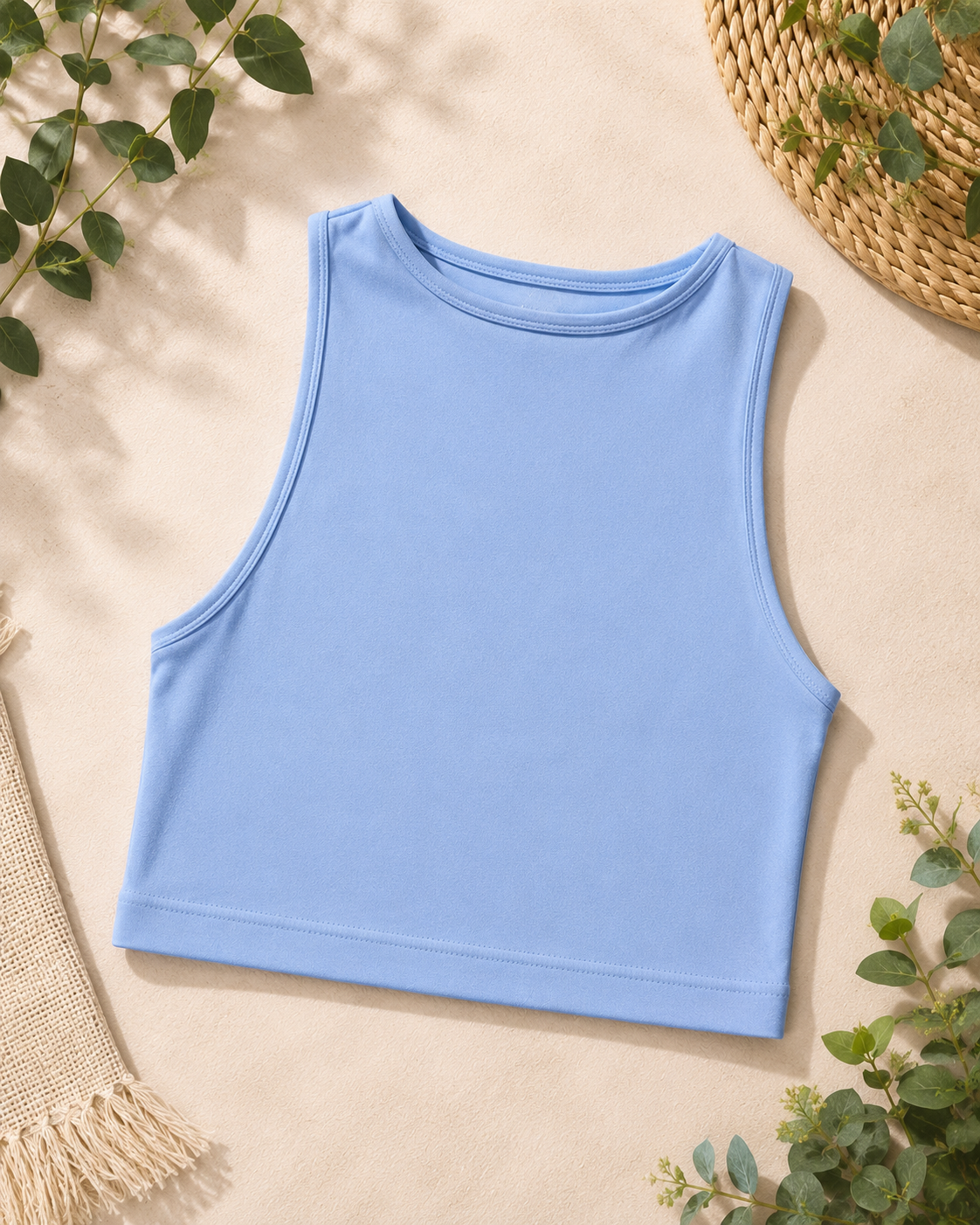 Racer Cropped Tank